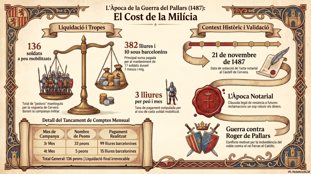 el cost de la milícia