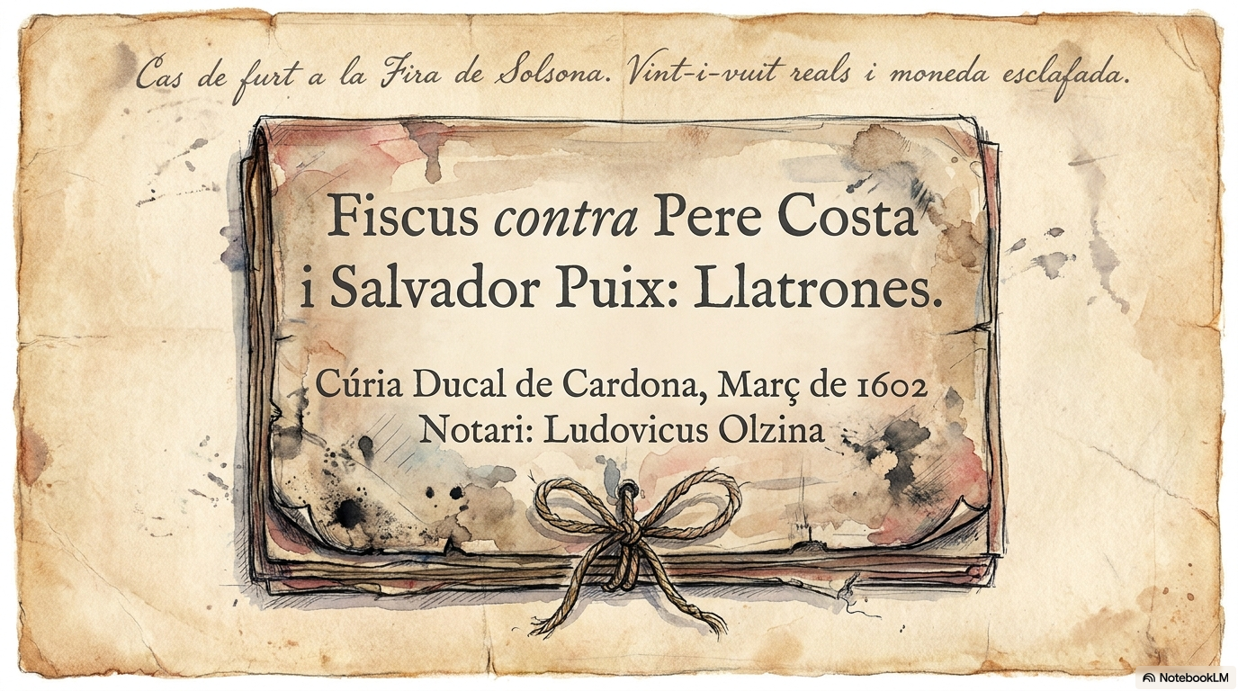 Fira de Solsona detinguts per furtar moneda. Sentenciats a fuetades a Cardona i exili de cinc anys justice in flesh slide 1