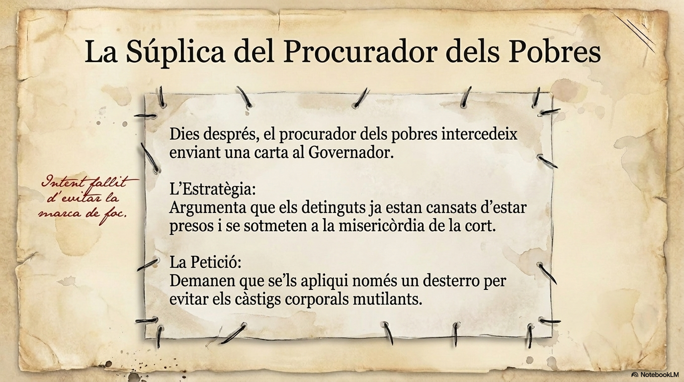 Fira de Solsona detinguts per furtar moneda. Sentenciats a fuetades a Cardona i exili de cinc anys justice in flesh slide 8