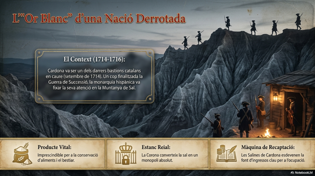 L'estanc de la sal i la persecució dels furtadors de la sal de Cardona després de la derrota del 1714 salt and the sword slide 2